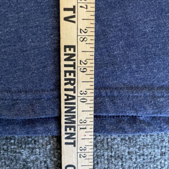 Cleveland Indians Shirt Mens Grey 2XL Raglan Distressed Henley MLB Baseball XXL - Picture 7 of 10